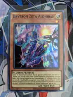 Yu-Gi-Oh! Drytron Zeta Aldhibah - OP16-EN012 - NM Super Rare Unlimited Edition - Image 1