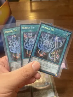 Yugioh Runick Lot Tip, Fountain, Wings, Sleipnir MP23 And MP24 Secret Rares - Image 2