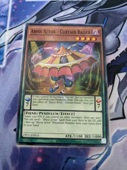 Yu-Gi-Oh! Abyss Actor - Curtain Raiser - OP21-EN015 NM Common Unlimited Edition - Image 1