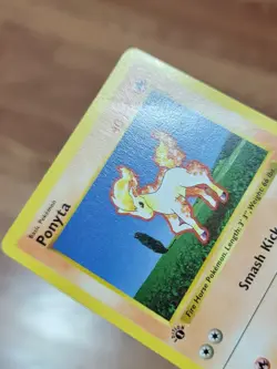 Ponyta - 1ST EDITION - SHADOWLESS - 1999 BASE SET card # 60/102 - MP! - Image 2