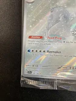 Crabominable 149/142 Holiday Calendar Promo, SEALED! Pokemon Card, NM - Image 5