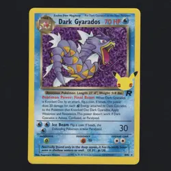 Team Rocket Dark Gyarados 8/82 25th Anniv Celebrations Card Pokemon TCG LP/MP - Image 1