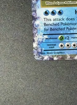Pokemon TCG Mega-M Blastoise EX XY Evolutions Holo Rare Card 22/108 - Image 4