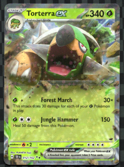 Torterra ex 12/162 Double Rare | Temporal Forces | Pokemon Card NM - Image 1