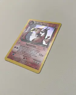 Dark Charizard/Dunkles Glurak German Pokemon Card-Team Rocket HOLO Swirl LP 4/82 - Image 3