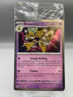 Alakazam 082/167 (Cosmo Holo) Blister Exclusive, Promo SEALED! Pokemon TCG Card - Image 1