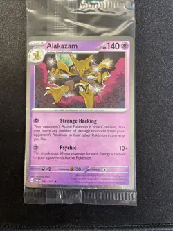 Alakazam 082/167 (Cosmo Holo) Blister Exclusive, Promo SEALED! Pokemon TCG Card - Image 5