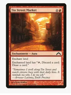 Tin Street Market | Gatecrash GTC | MTG | EDH Card Draw Discard | Common LP - Image 1