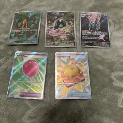 Pokemon MEGA EVOLUTIONS 7 Card Ultra Rare Lot - EX FULL ART IR - Lightly Played+ - Image 1