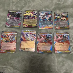 Pokemon MEGA EVOLUTIONS 7 Card Ultra Rare Lot - EX FULL ART IR - Lightly Played+ - Image 3