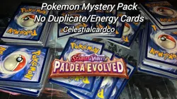 Paldea Evolved 10 Card Mystery Pack Holo Pokemon Near Mint No Duplicates - Image 1
