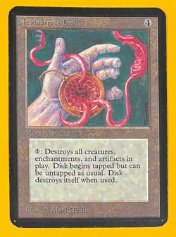 MTG NEVINYRRAL'S DISK (InkU) Alpha (OldManMTG 011-185) - Image 1