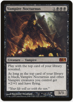 1 x Vampire Nocturnus- M10 - MP - MTG - Image 1