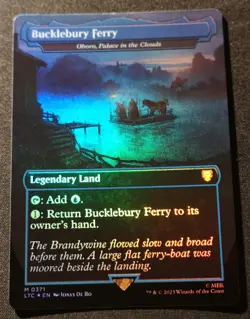 Bucklebury Ferry - Foil - Borderless - LTC - MTG - EN - NM - 0371 - Image 1