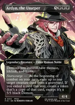 Mint/Near-Mint, English - 1 x MTG Ardyn, the Usurper (0315) - Borderless Final F - Image 1