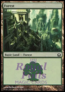 Forest #274 4x FOIL RTR MTG Return to Ravnica Basic Land MINT green - Image 1