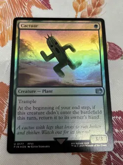1x Cactuar - Foil MTG Final Fantasy NM Magic Foil - Image 1