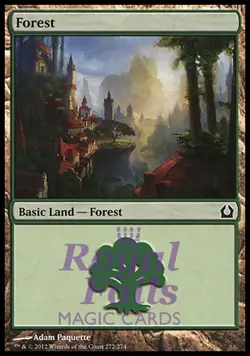 Forest #272 4x FOIL RTR MTG Return to Ravnica Basic Land MINT green - Image 1
