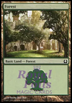 Forest #271 4x FOIL RTR MTG Return to Ravnica Basic Land MINT green - Image 1
