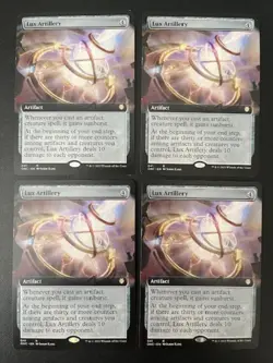 MTG- Lux Artillery x4 - All Will Be One: Commander - Extended Art - Image 1