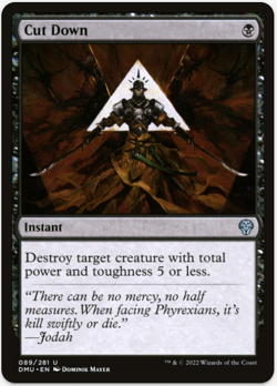 1 x Cut Down - DMU - LP - MTG - Image 1