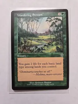 Wandering Stream - Invasion - LP - MTG Magic - Common - Sorcery - Image 1