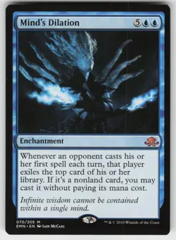 MTG Eldritch Moon #70 Mind's Dilation Lightly played tcg - Image 1