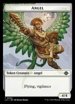 Hero Deal, English - 4 x MTG Angel Token The Lost Caverns of Ixalan - Image 1