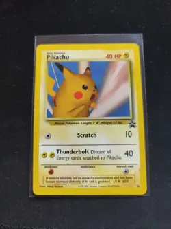 Pikachu SNAP Promo 26/53 Wotc Black Star Promo Pokemon LP - Image 1