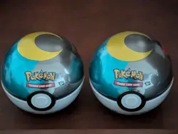 Pokemon TCG PokeBall Tins Brand New Factory Sealed D25 & H24 Booster Packs - Image 1