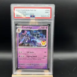 Ceruledge Pokemon Day 2024 Cosmos Holo 040/091 Promo Pokemon PSA 9 Mint - Image 1