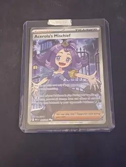 Acerola's Mischief 165/132 Pokemon Mega Evolution Full Art NM - Image 1