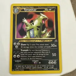 Tyranitar (31/75) Pokemon Neo Discovery - Non Holo Rare - TCG [LP] - Image 1