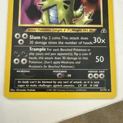 Tyranitar (31/75) Pokemon Neo Discovery - Non Holo Rare - TCG [LP] - Image 2