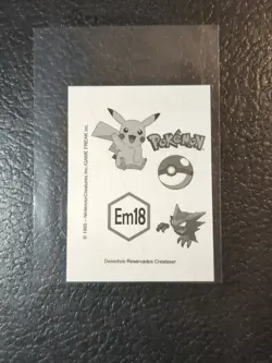 2024 POKEMON Last Evolution Sticker #S17 TRAINER ASH Limited Edition Foil - Image 2