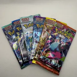 6x Pokemon Booster Pack Lot SEALED Cards! (Japanese) - Image 1