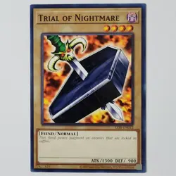 Trial of Nightmare - LOB-EN012 - NM - Common - Unlimited - Yugioh - 25th - Image 1