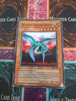 Yugioh Different Dimension Dragon DCR-015 Super Rare Unlimited Lightly Played - Image 1