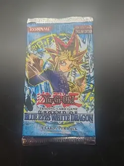YuGiOh FACTORY SEALED Legend of Blue Eyes White Dragon Unlimited Booster Pack!! - Image 4