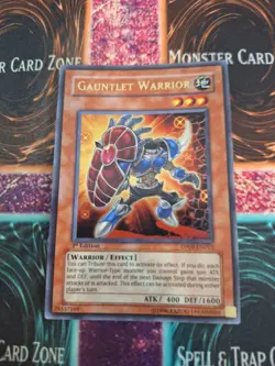 Yugioh Gauntlet Warrior DP09-EN013 Ultra Rare 1st Edition Near Mint - Image 1