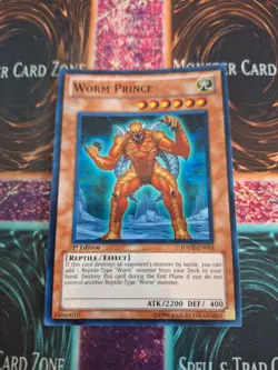 Yugioh Worm Prince HA02-EN053 Super Rare 1st Edition Near Mint - Image 1