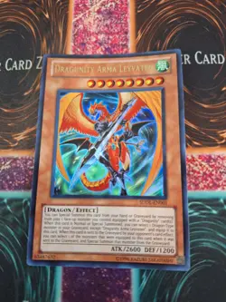 Yugioh Dragunity Arma Leyvaten SDDL-EN001 Ultra Rare Unlimited Near Mint - Image 1