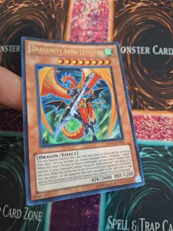 Yugioh Dragunity Arma Leyvaten SDDL-EN001 Ultra Rare Unlimited Near Mint - Image 2