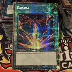 MP25-EN015 Raigeki Alt Art Starlight Rare 1st Edition YuGiOh Card - Image 1