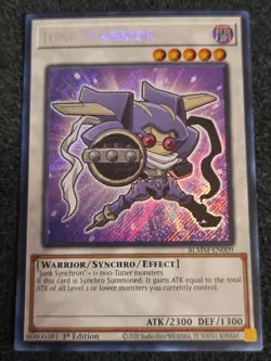 Yugioh Junk Warrior BLMM-EN009 1st Edition Secret Rare NM - Image 1
