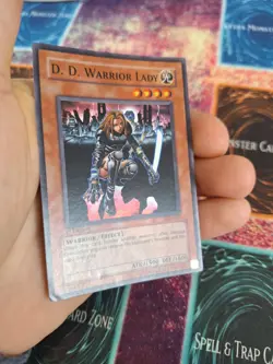 Yugioh D.D. Warrior Lady DCR-027 Super Rare 1st Edition Lightly Played - Image 3