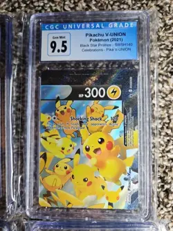 Pikachu V-Union - SWSH139-142 - Pokemon TCG: Celebrations Promo 4 Card Set - Image 3