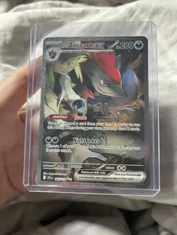 Pokemon TCG N's Zoroark EX Holo Card 185/159 Sv09: Journey Together - Image 1
