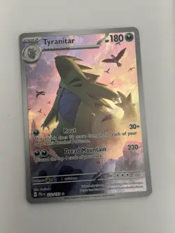 Pokemon TCG Tyranitar v Alternate Full Art Holo Card 222/193 - Image 1