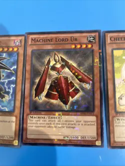 Lot Of 5 1996 Yu Gi Oh Playing Cards All NM - Image 3